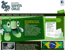 Tablet Screenshot of industriasantacruz.com